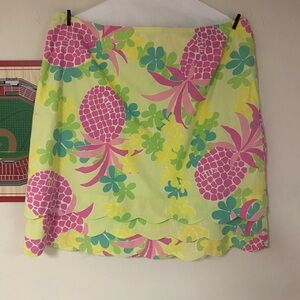 Lilly Pulitzer “pineapple punch” skirt